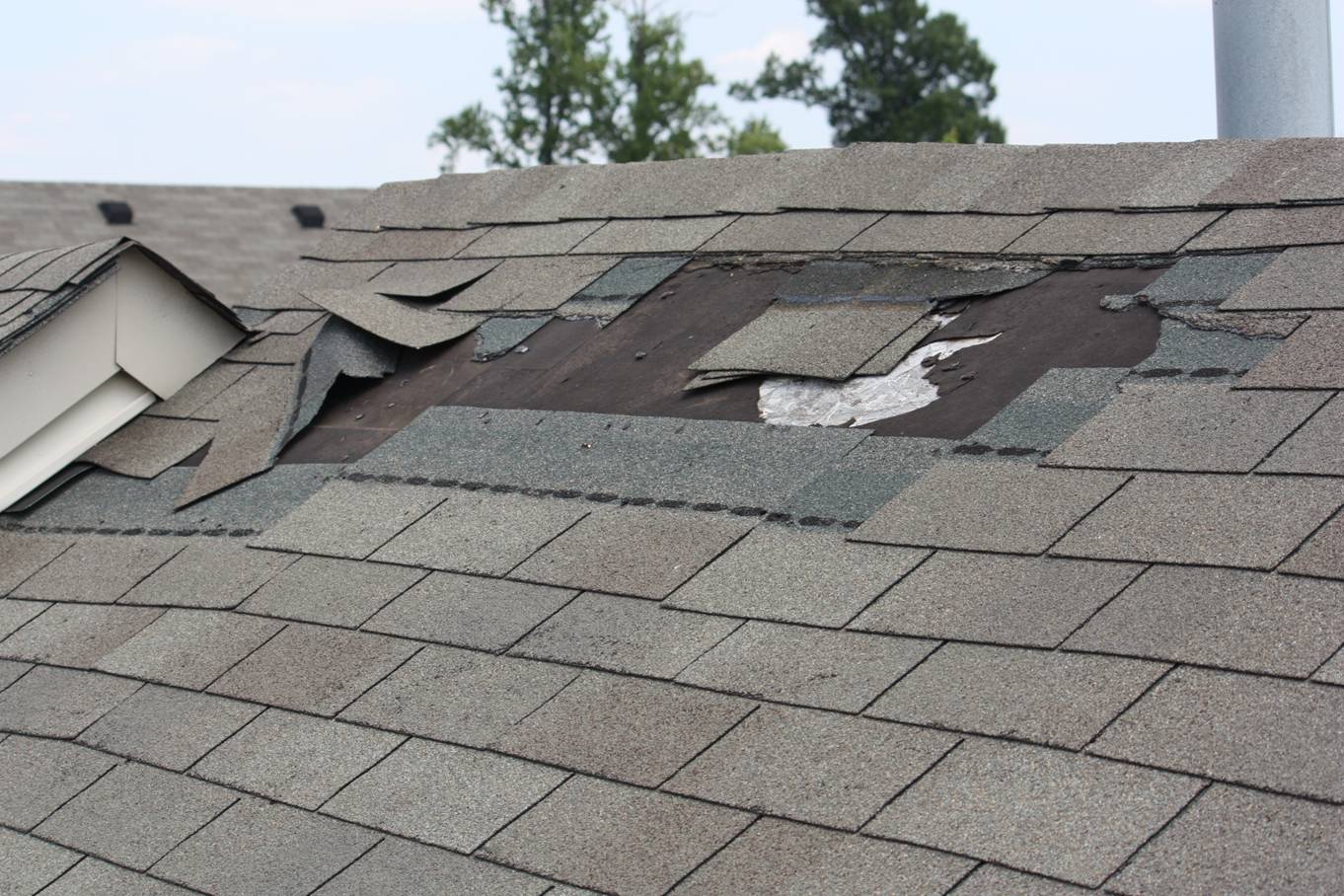 Hail Storm Roof Damage Repair